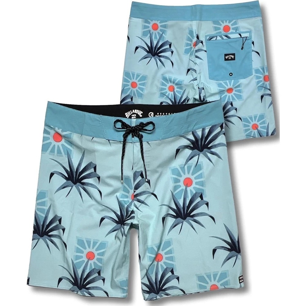 Billabong Boy's Sunday's Pro Boardshorts Blue Coastal Size 25 Tillys NEW